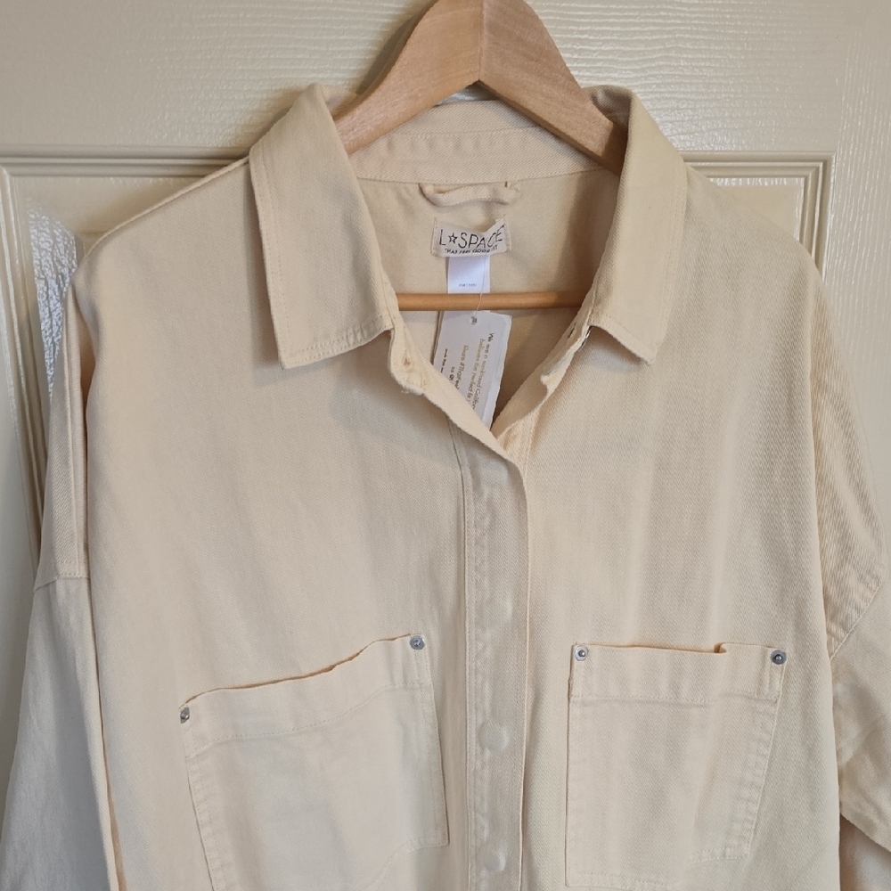 L*Space Cream Button-Up Jacket - Picture 2 of 5
